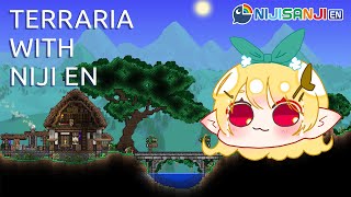 【TERRARIA WITH NIJI EN】i missed my powerful sword!【NIJISANJI EN | Pomu Rainpuff】