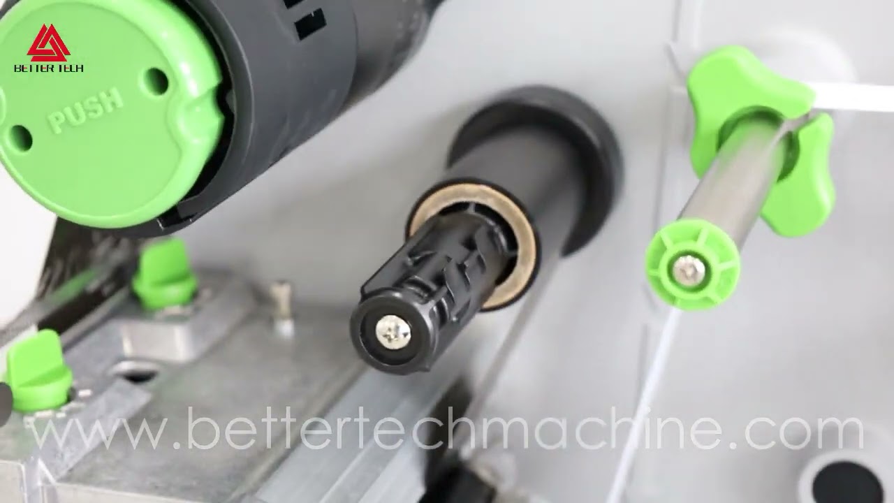 Double Sided Label Printer with Rewinder