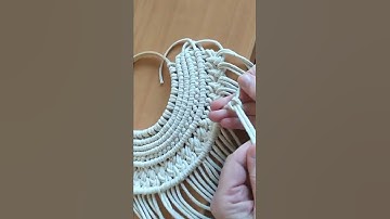 Making a beautiful bag with handles, DIY macrame purse tutorial