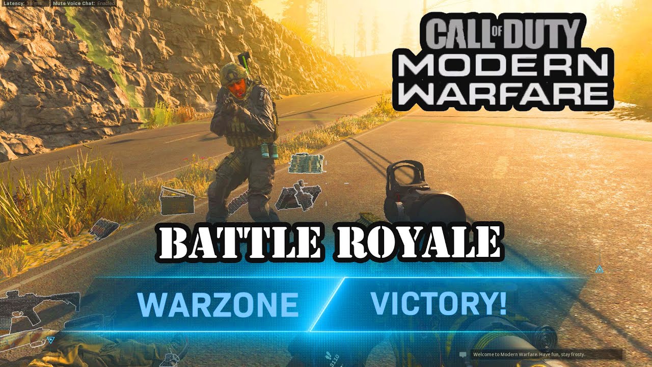 CALL OF DUTY MODERN WARFARE BATTLE ROYALE VICTORY YouTube