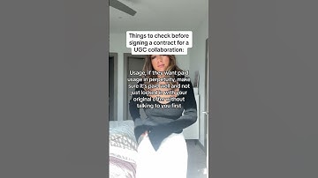 Make sure you are checking your contracts before blindly signing them as a UGC creator #ugc