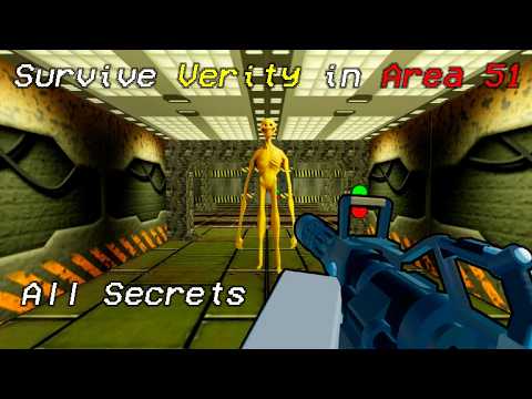 Survive Verity in Area 51 - All Weapons and Secret Room - Roblox Horror