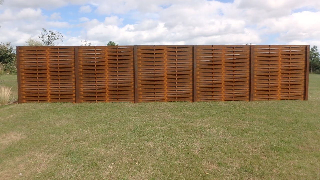80 second fencing installation film YouTube