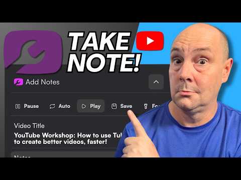 Create PERFECT Notes and Timestamps FAST with TubeSpanner!