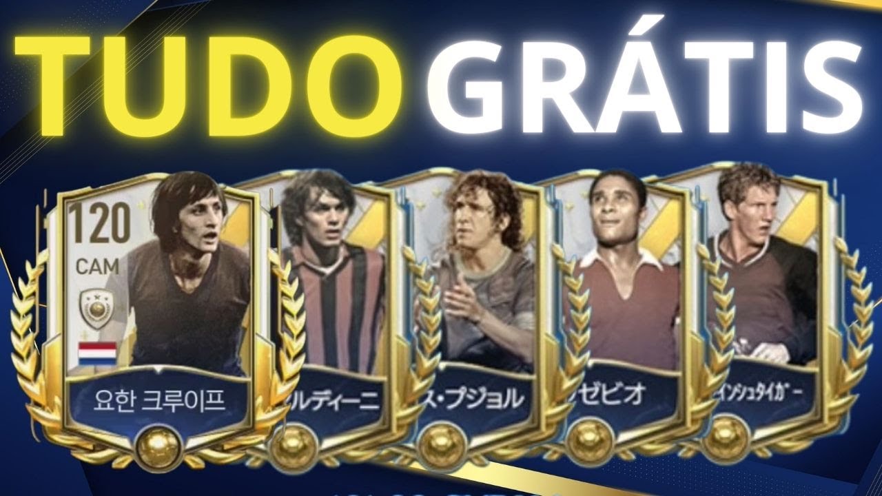 ABSURDO!!! 5 ICONS PRIME GRÁTIS NO FIFA MOBILE JAPONES! ANALISANDO TODOS OS EVENTOS!