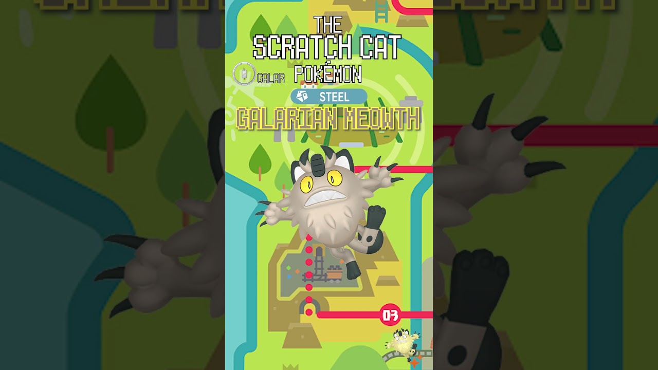 Galarian Meowth → Perrserker