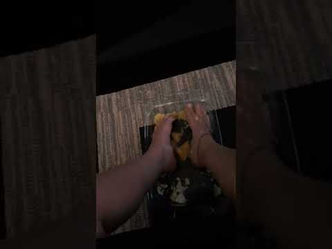 foot fetish, sexy feet playing and squishing a Banana
