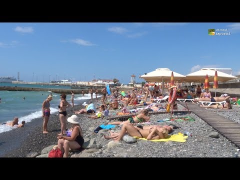 Sochi City Beach Russia August 2017