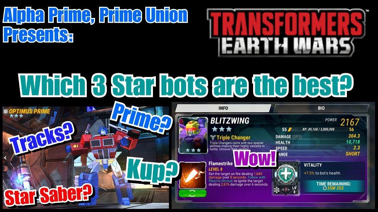 Part 3 Which 3 Star bots are worth leveling and investing spark into
