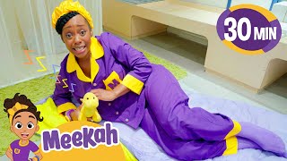 Meekah's Ultimate Sleepover Playday | Blippi & Meekah Challenges and Games for Kids