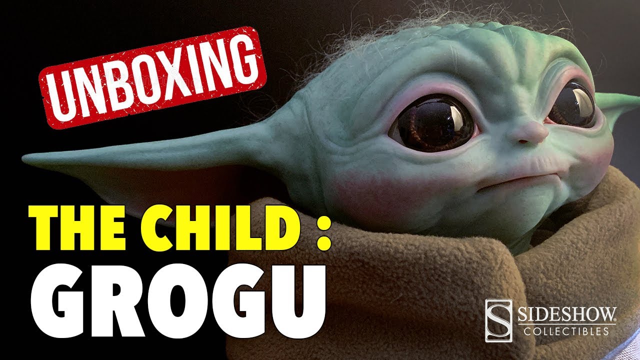 The Child aka " Grogu " -  1:1 scale by SIDESHOW .... UNBOXING !
