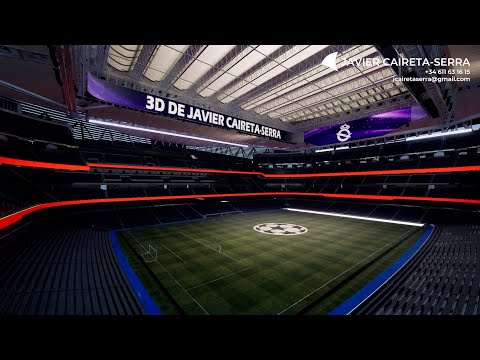 DOBLE ANILLO LED 360 CONTINUO en el Nuevo Estadio Santiago Bernabéu by JAVIER CAIRETA-SERRA