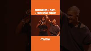 Justin Bieber U0026 Tems  I Think Youre Special  Coachella bieberchella