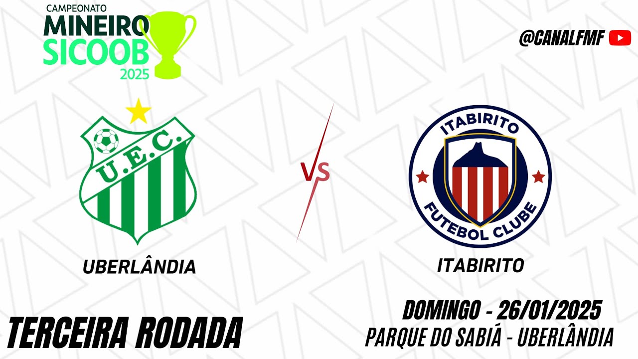 Uberlândia x Itabirito - Terceira rodada Mineiro Módulo I - YouTube