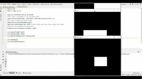 Tutorial 7, Bitwise operation in opencv python||Bitwise-And||Bitwise-or||Bitwise-Xor||Bitwise-Not