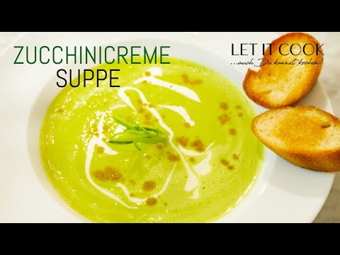 Video: Zucchini-Püree-Suppe Mit Käse