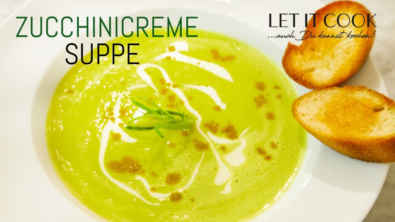 Zucchinicurrycreme Suppe einfach und lecker