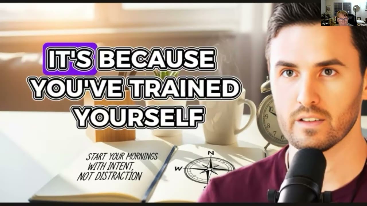 We all need to sharpen the axe periodically. Habits & starting your day with intention.