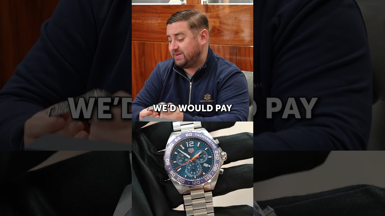 Не ту цену, которую он хотел за эти часы Tag Heuer Formula 1.