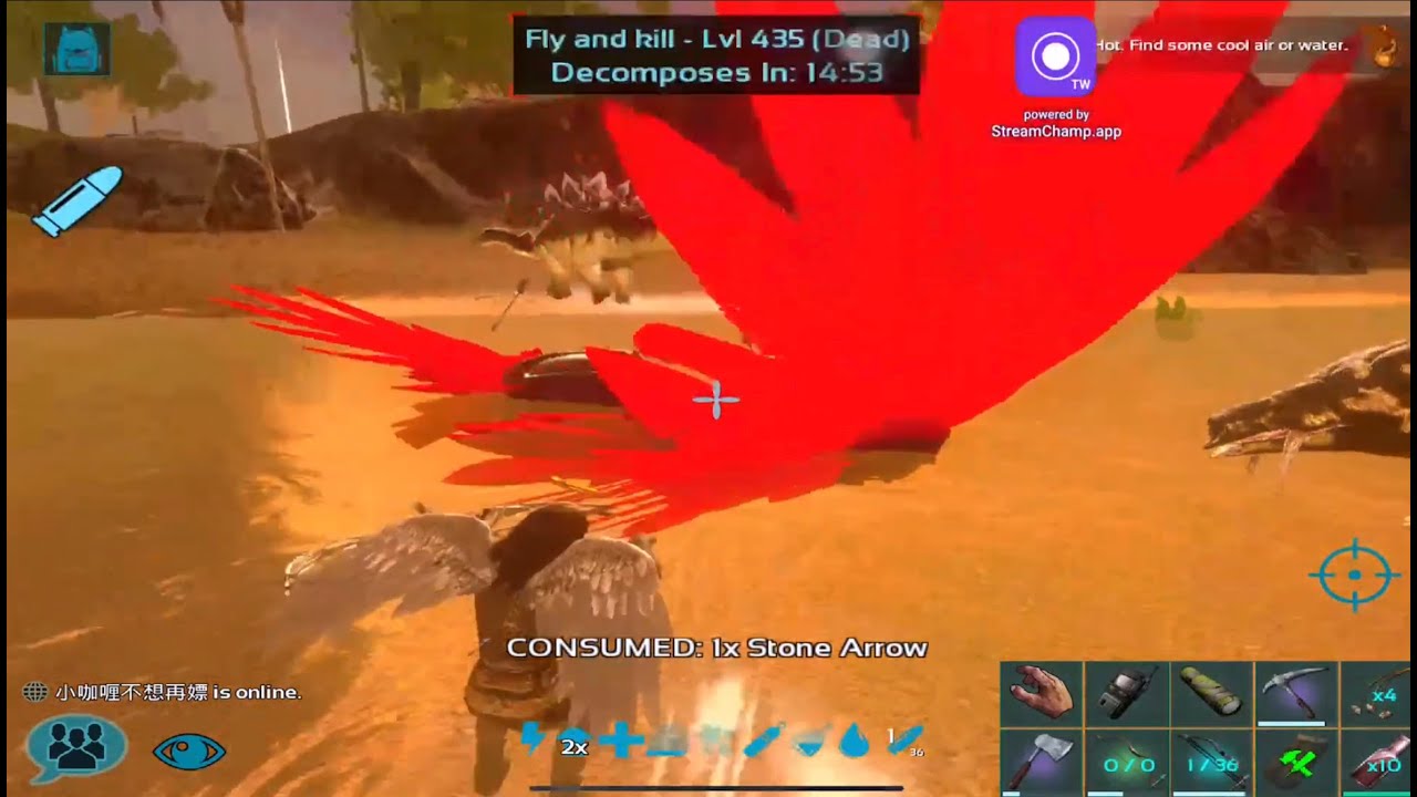 ARK MOBILE : let’s try the dungeon with hella people