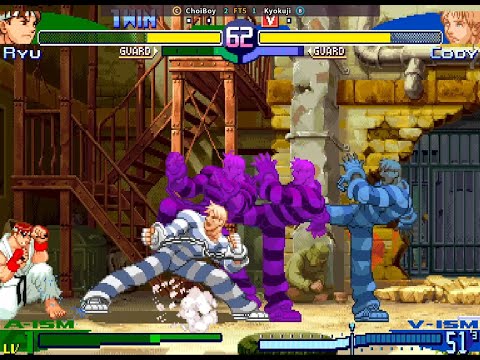 John Choi (A-Ryu) VS Kyokuji (V-Bison/A-Guy/V-Cody) [Street Fighter Alpha 3] Fightcade, Feb, 2021