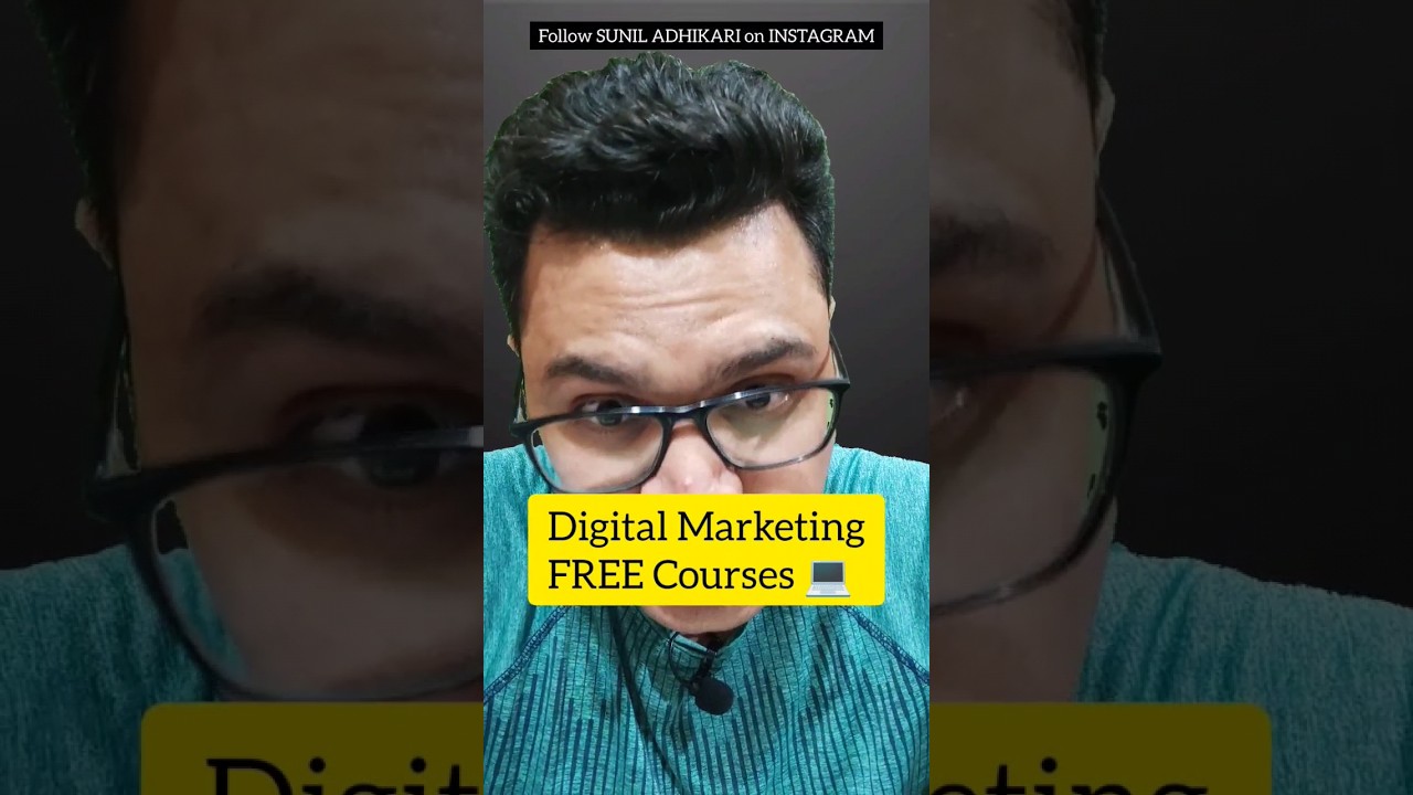 💥Digital Marketing Free Courses on YouTube | By Sunil Adhikari 