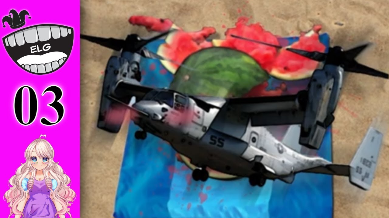 Attack Helicopter Dating Simulator | Part 3 | Beach Episode