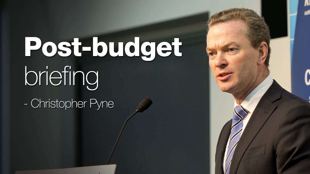 Post-budget briefing: Federal Education Minister, the Hon Christopher Pyne