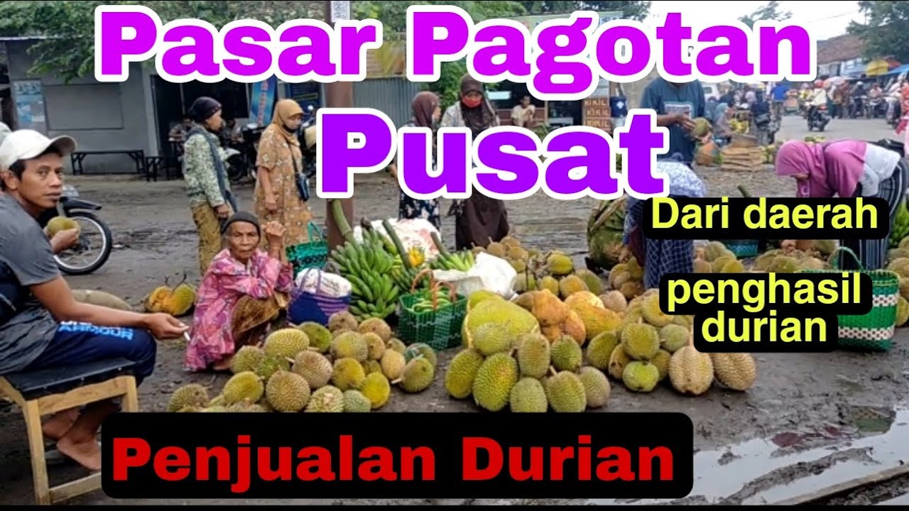 Pasar Pagotan, Pusat Penjualan Durian
