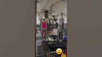 هبة نور بالجيم للكوتش تعبت 