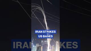 Iranian media footage of drone attack on US targets in region