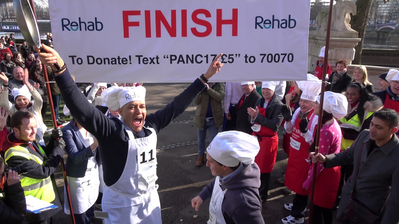 Annual Lords and MPs pancake race: extended version (4K)