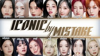 [AI COVER] AESPA(에스파)× ITZY(있지)×IDLE(게으른)- iconic by mistake by le serrafim