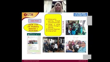 Online Collaborative learning: A case study for Statistics Course