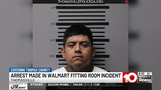 Man arrested on felony eavesdropping charges after alleged Walmart fitting room incident