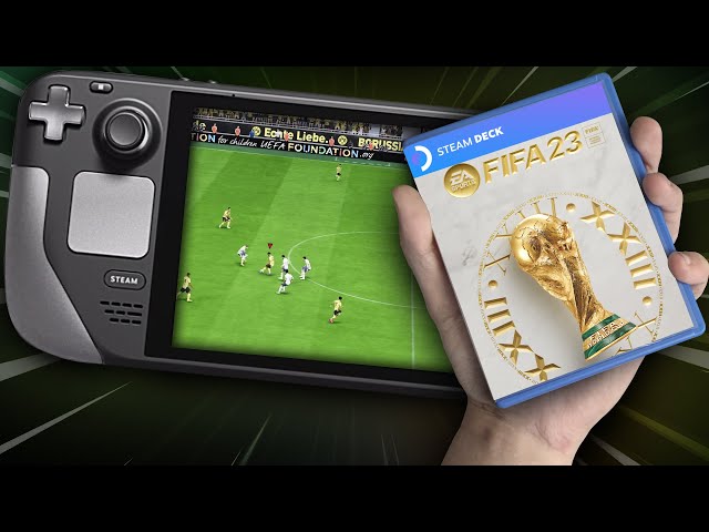 Jogando FIFA 23 no steam deck ⚽🎮 #fifa #fifa23 #fifa23gameplay