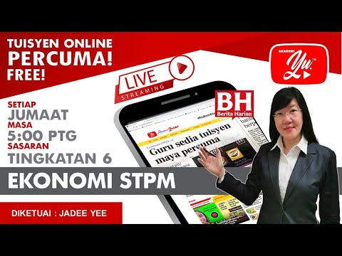 Ekonomi Stpm S1 Us1 Teknik Menjawab Soalan Esei Oleh Cikgu Jadee Yee 14 Kelas Live