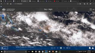 Tinakula Volcano Eruption 21-10-17 Second eruption