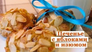 Оригинальный рецепт печенья(Печенье с яблоками и изюмом от tastyweek Ингредиенты: * 2 средних яблока * ½ ст изюма * 1 яйцо * 1 ч л лимонного сока..., 2013-03-11T08:46:40.000Z)
