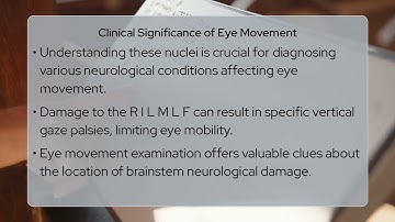 What Nuclei Regulate Vertical Eye Movement?