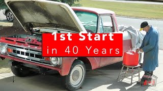 First Start in 40 Years on 1961 F100 with 223six