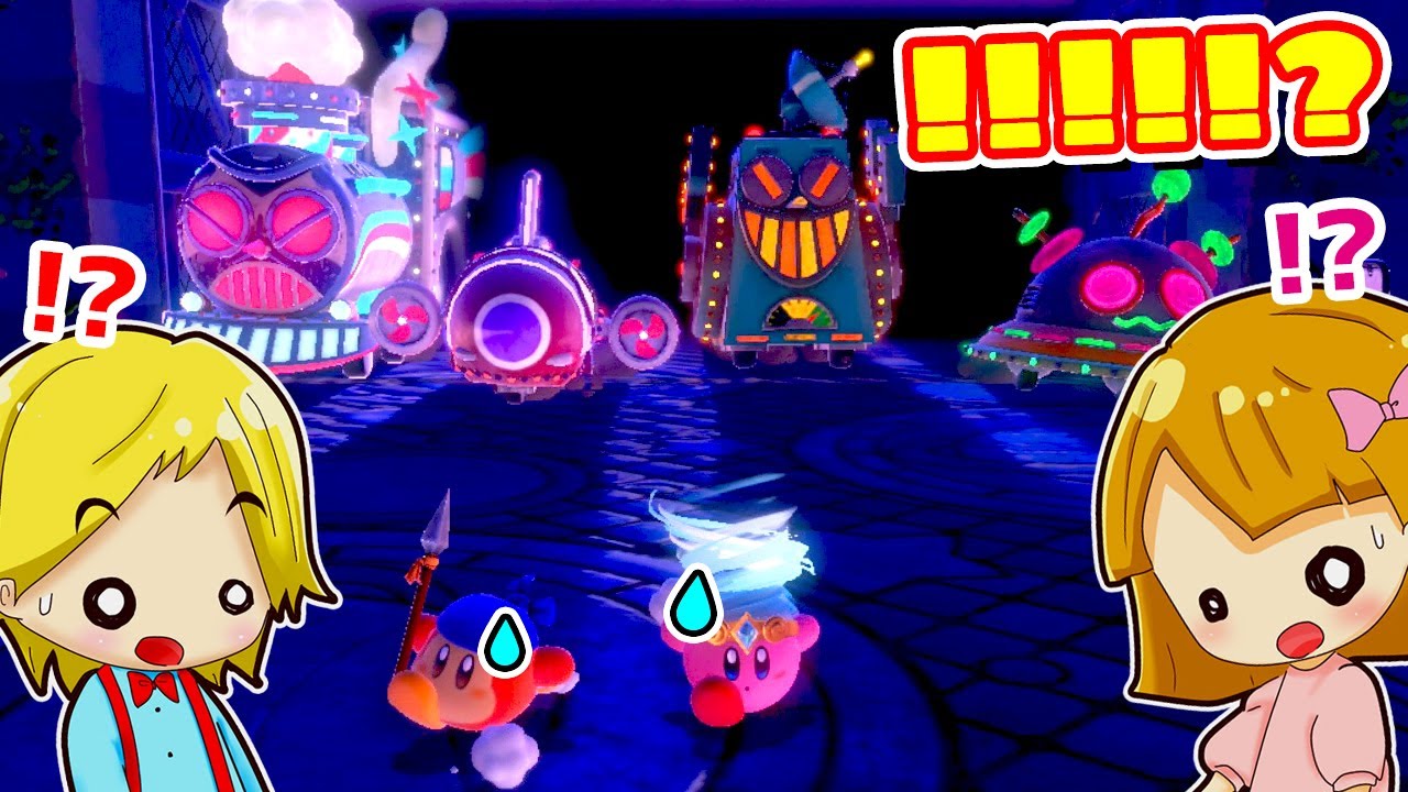 【ゲーム遊び】#16 星のカービィ ディスカバリー いきなり電車な夜のパレード【アナケナ&カルちゃん】