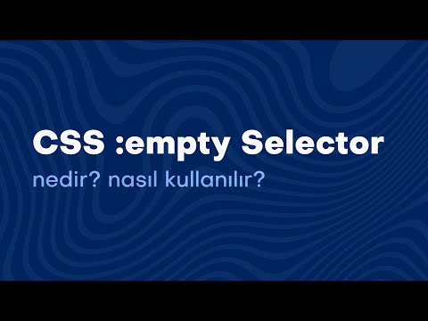 CSS :empty Selector