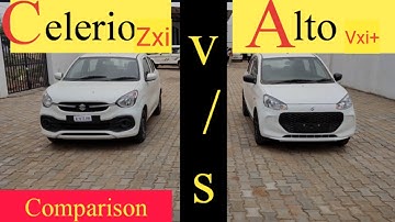 Celerio Zxi vs High K10 Vxi plus Detailed Comparison @SalahCARsunil