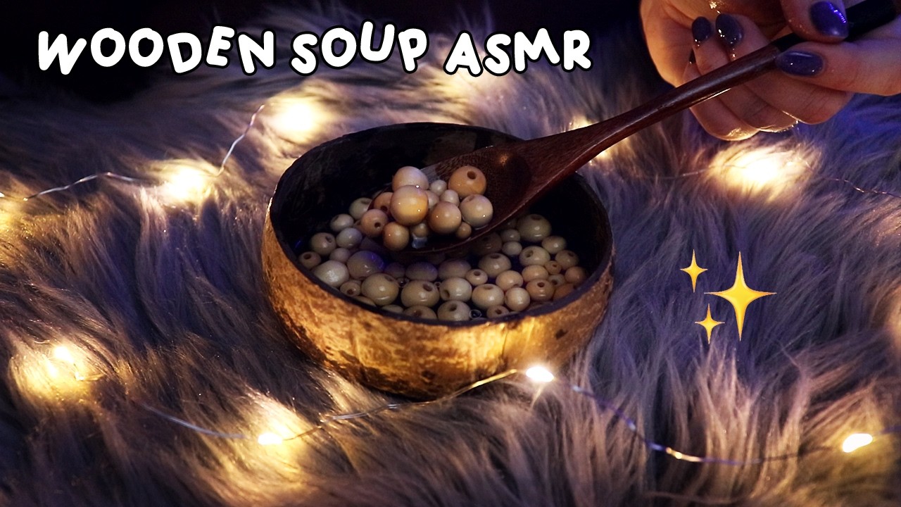ASMR WOODEN SOUP 🍵🤎 - Välkommen till mitt spa 😴