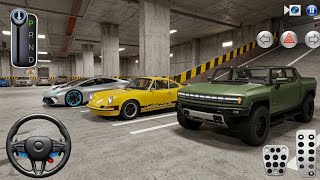 Golden Sedan Kia Wash Bay Parking Challenge 🚗 | 3D Driving Class 2026 - Best Android Car Game screenshot 1