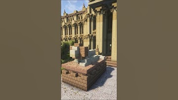 Lion Statue Tutorial #minecraft #minecraftbuildingtutorial #minecraftshorts #shorts