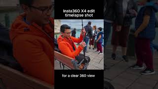 Insta360 X4 tutorial: How to make a timelapse shot