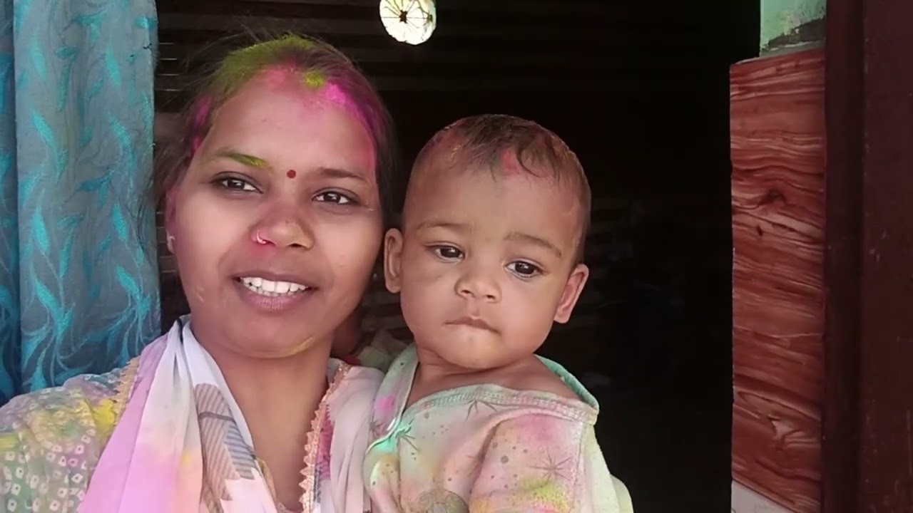 Aaj ki finally happy holi #MaaLife #MomLifeIndia #RealMomLife #YouTubeShorts #ReelViral #MomMotivat 
