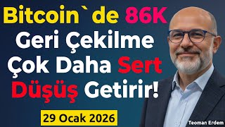 Bitcoinde 86Kya Geri Çekilme Çok Daha Sert Düşüş Getirir 29 Ocak 2026